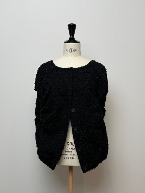 tweed ball vest